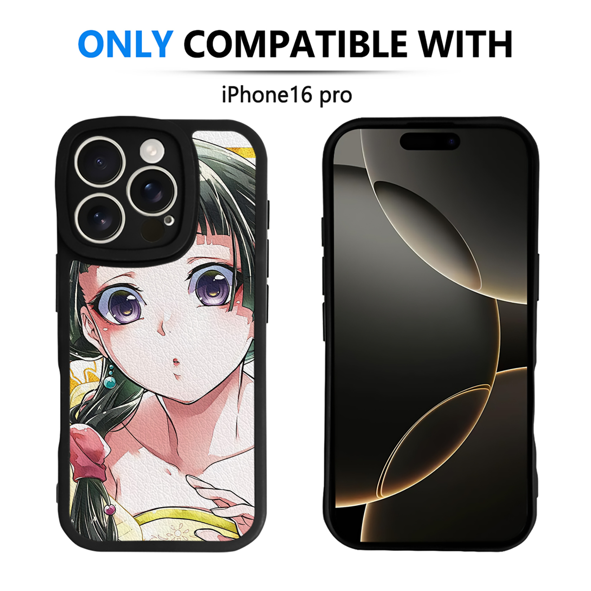 薬屋のひとりごと The Apothecary Diaries 【iPhone 16シリーズ対応】シリコンスマホケース（レザー調） 材質：シリコン
